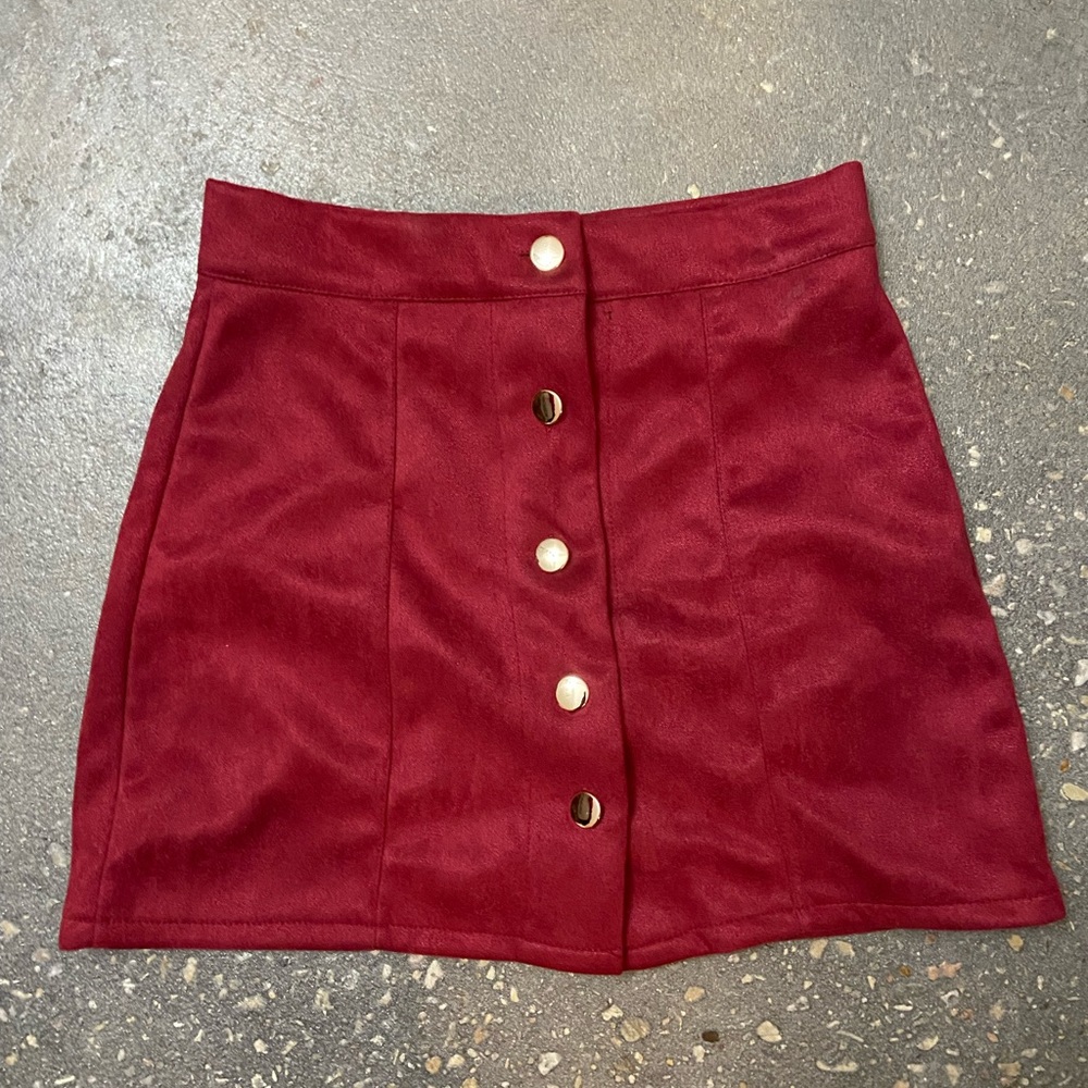 Red skirt